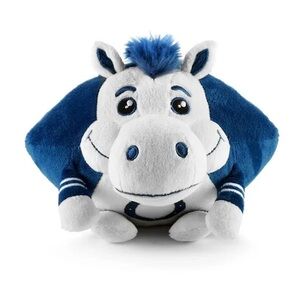 NFL Indiana Colts Orbiez Blue and White Plush Horse Toy NWT